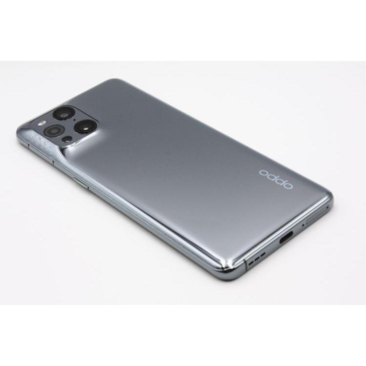 美品 OPPO Find X3 Pro OPG03 SIMロック解除済み グロスブラック Aランクの画像