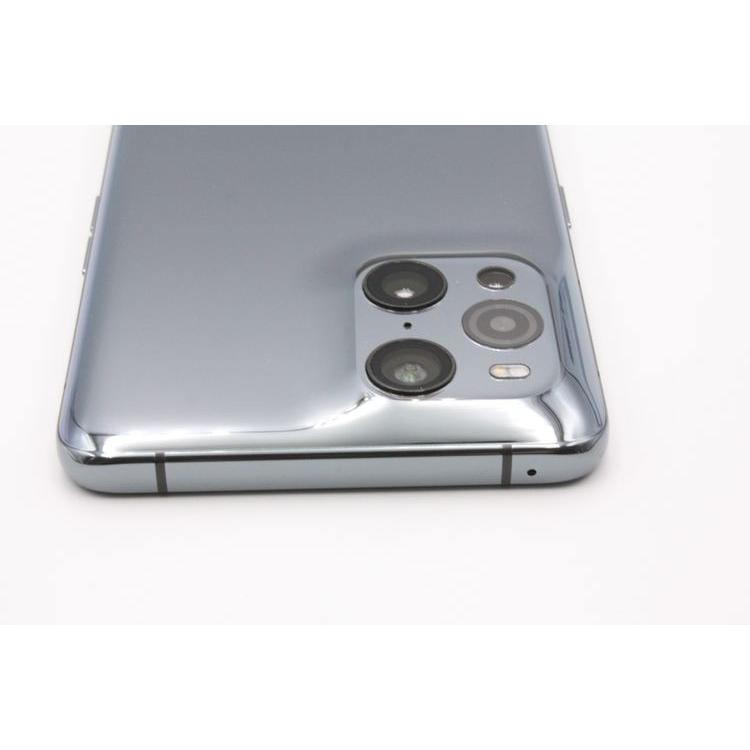 美品 OPPO Find X3 Pro OPG03 SIMロック解除済み グロスブラック Aランクの画像