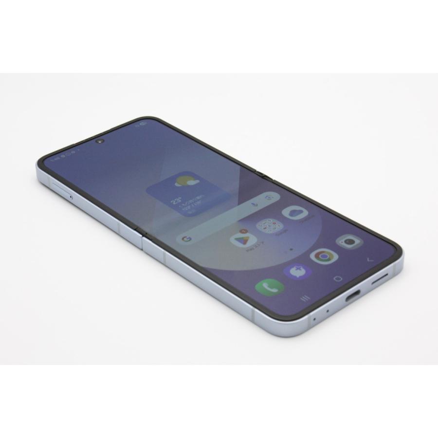 au Galaxy Z Flip 6 SCG29 SIMフリー Galaxy Z 美品 Flip6 SCG29 au版SIMフリーブルー Aランク : ケースマ