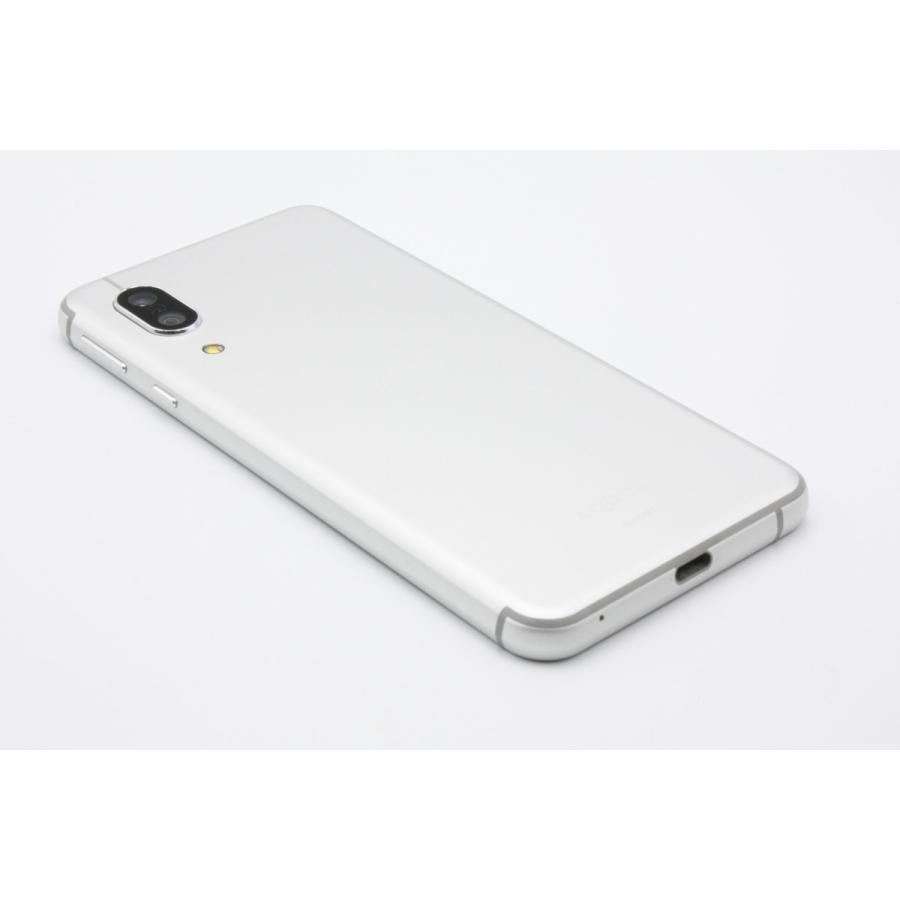 AQUOS sense sense3 SH-02M シルバーホワイト SIMロック解除済み B