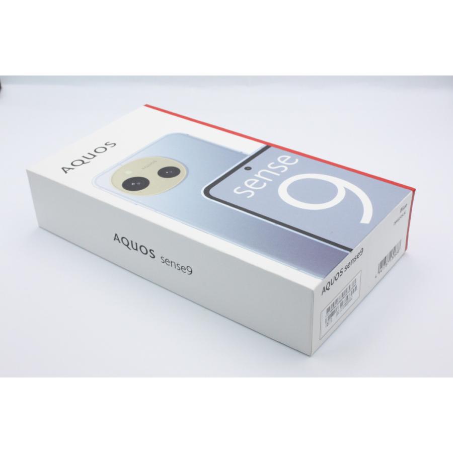 美品 AQUOS sense9 SHG14 au版SIMフリー ブルー Aランクの画像