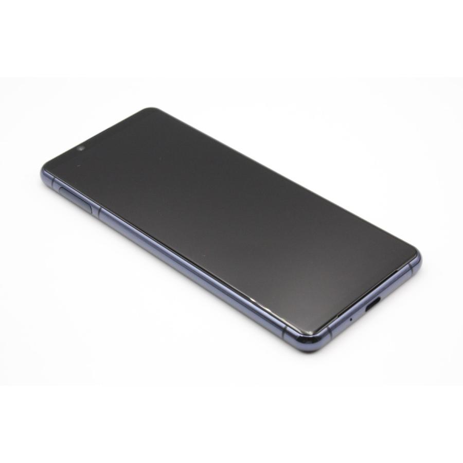 訳あり特価 Xperia 5 II SOG02 SIMロック解除済み ブルー Bランク