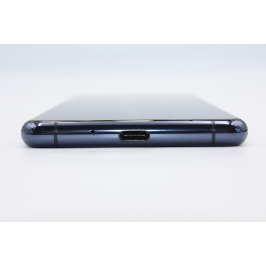 訳あり特価 Xperia 5 II SOG02 SIMロック解除済み ブルー Bランク