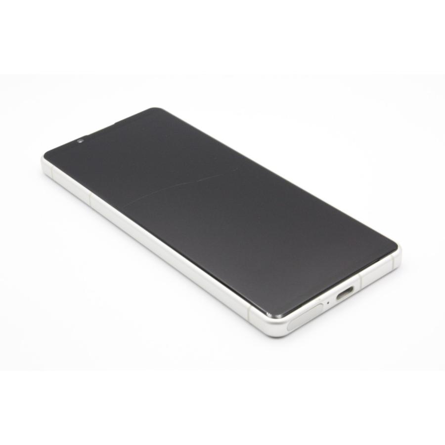 C1158 Au SIMフリー　Xperia 5 IV SOG09 Xperia 5 IV SOG09 au版SIMフリー エクリュホワイト Cランク