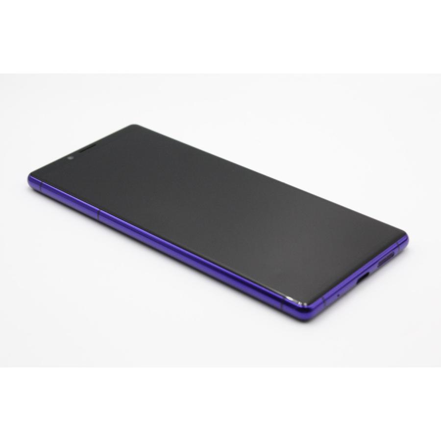 Xperia 1 SOV40 パープル SIMロック解除済み Cランク : ケースマ商店