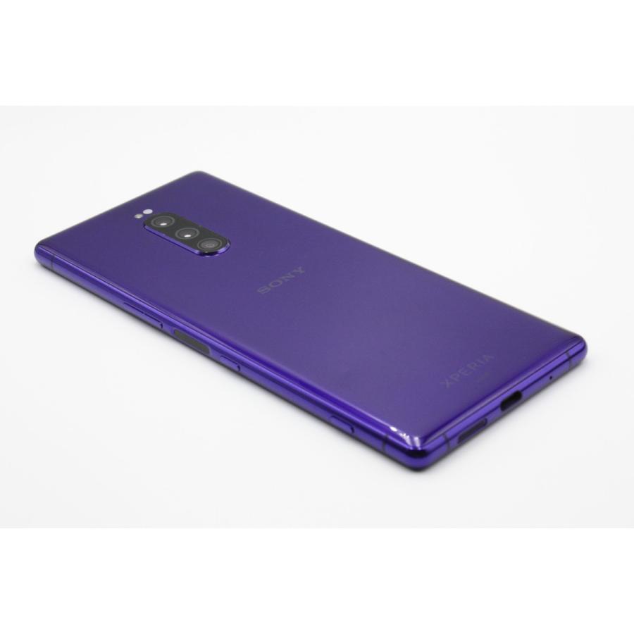 SIMロック解除済　sov40　パープル　Xperia1　64GB Xperia 1 SOV40 パープル SIMロック解除済み Cランク : ケースマ商店