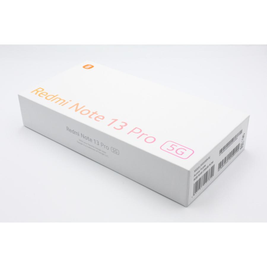 美品 訳あり特価 Redmi Note 13 Pro 5G オーロラパープル au版SIMフリー Aランクの画像