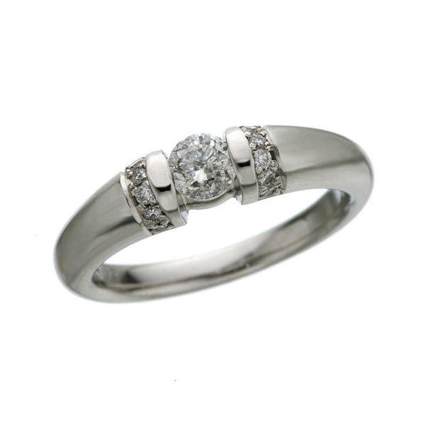 【最終値下げ】 プラチナPt900 ／0.28ctダイヤリング 指輪 19号 【OCQ6487311758】(23018円)