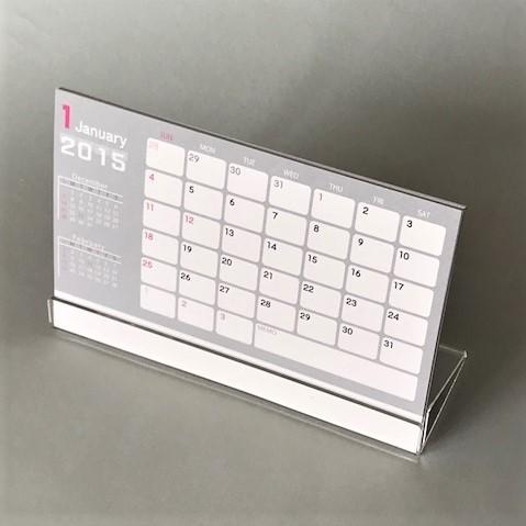 アクリルカレンダー立てW150（300個入）卓上カレンダースタンド