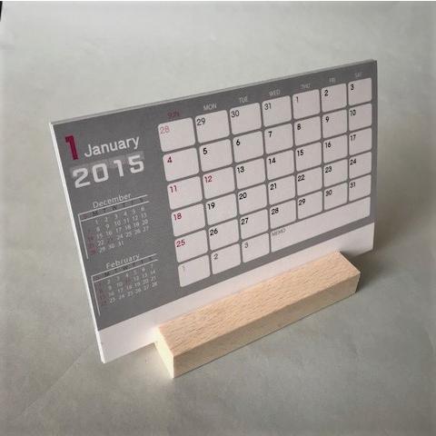 木製カレンダー立てＷ１００（３００個入）卓上カレンダースタンド_1