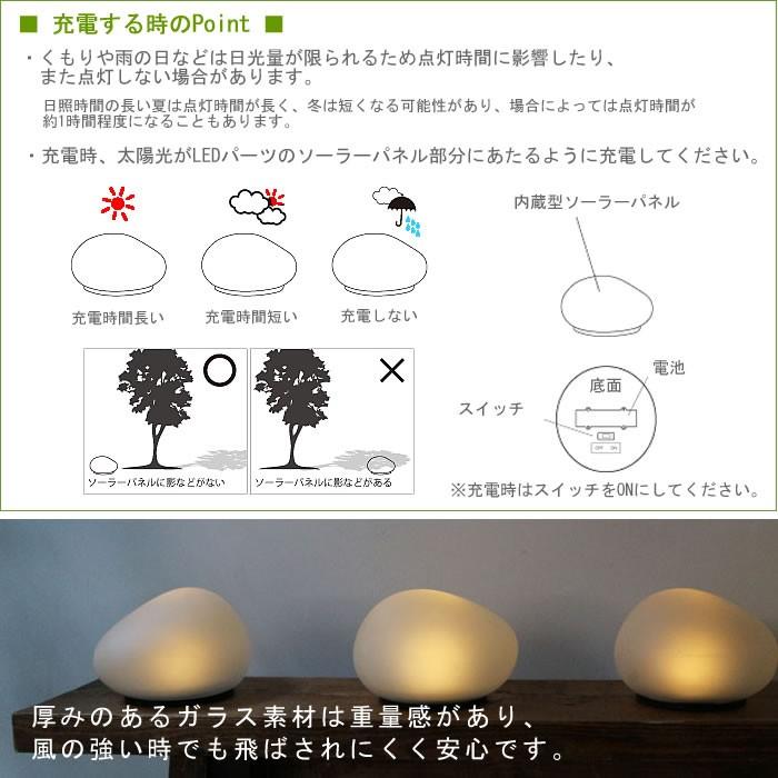 ソーラーライト 防滴 かわいい 明るい 玄関 センサーライト LED ソーラーストーンS|k-style|04