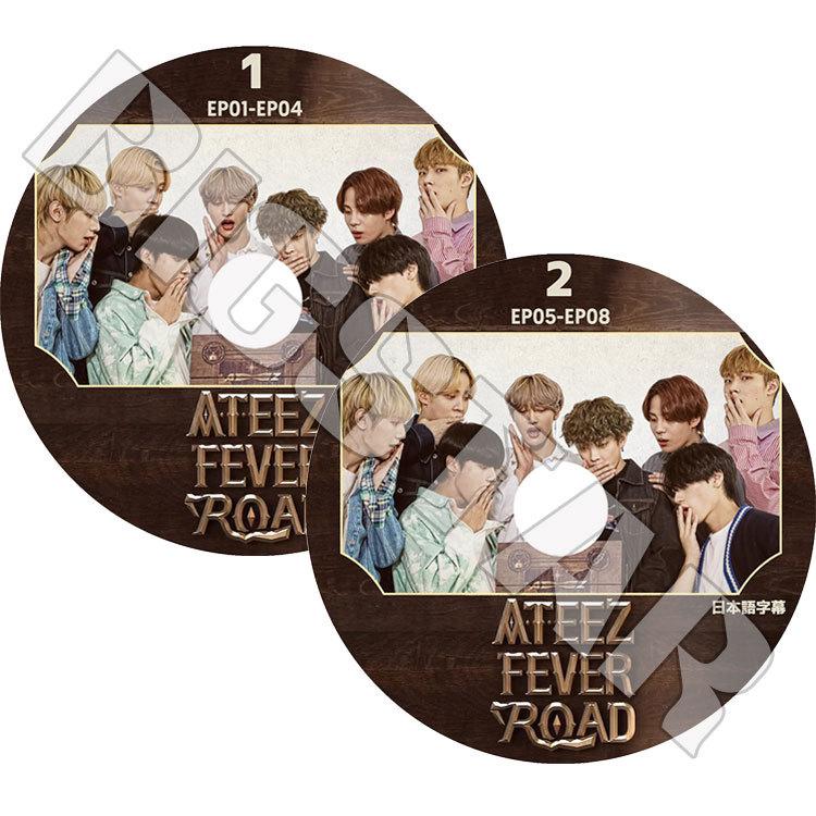 K-POP DVD/ ATEEZ FEVER ROAD(2枚SET)(EP01-EP08)(日本語字幕あり