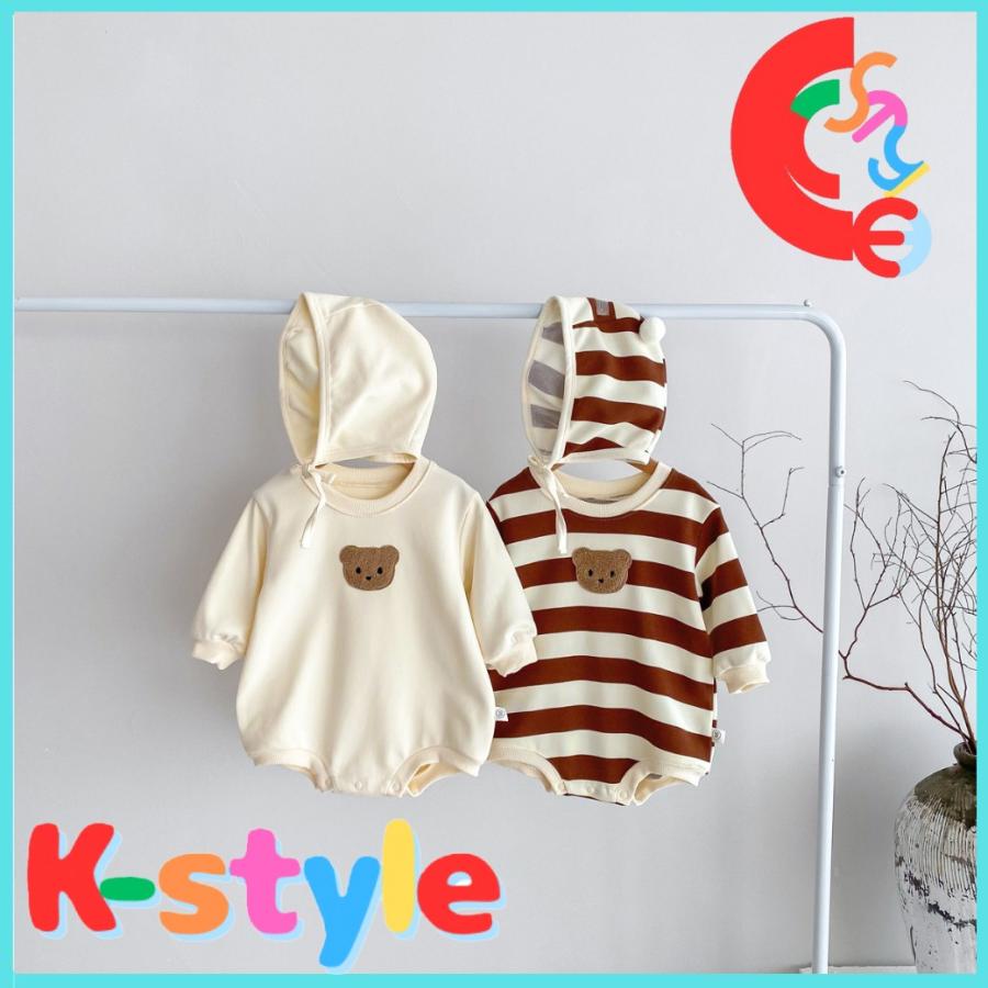 ベビー服 ロンパース 60 70 80 90 長袖 新生児 男の子 女の子 幼児