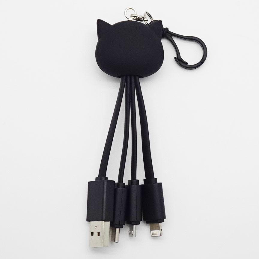 ナンデモ充電くん(黒ねこ3D) : カラーズオンラインショップ - 通販