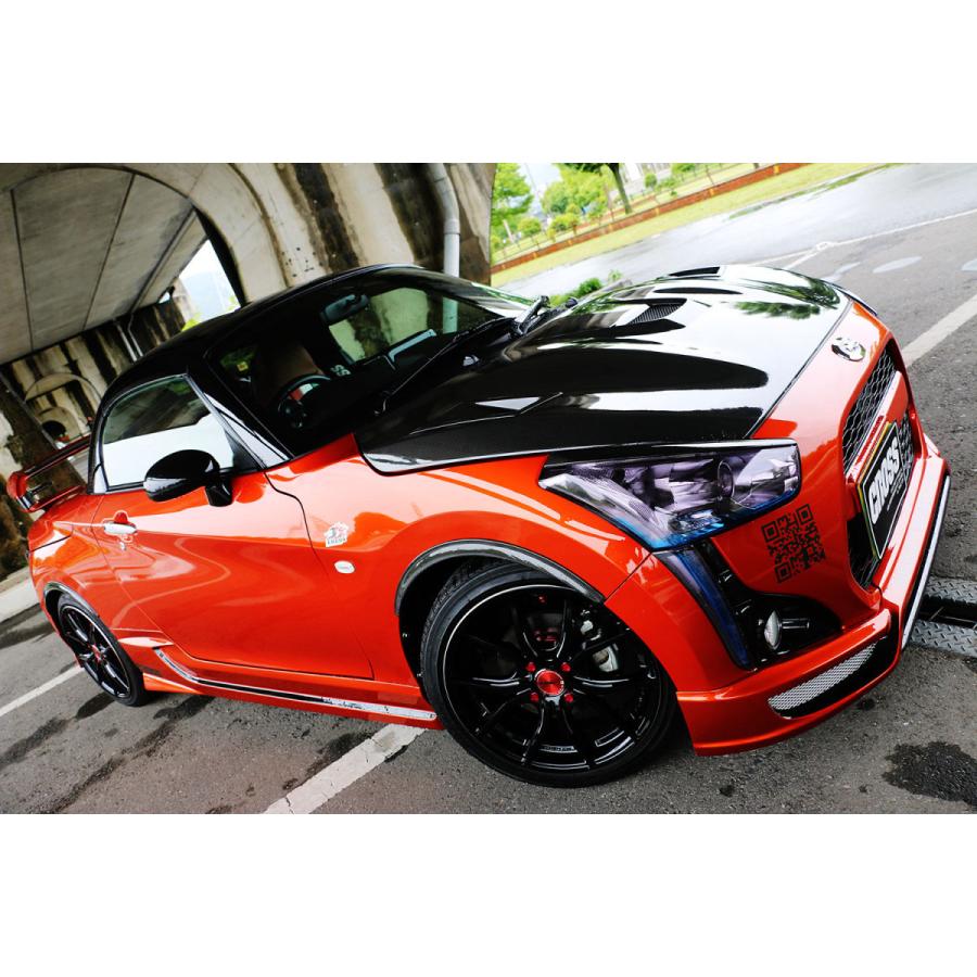 テイクオフ]エアロボンネット セミカーボン LA400K COPEN Robe/GR