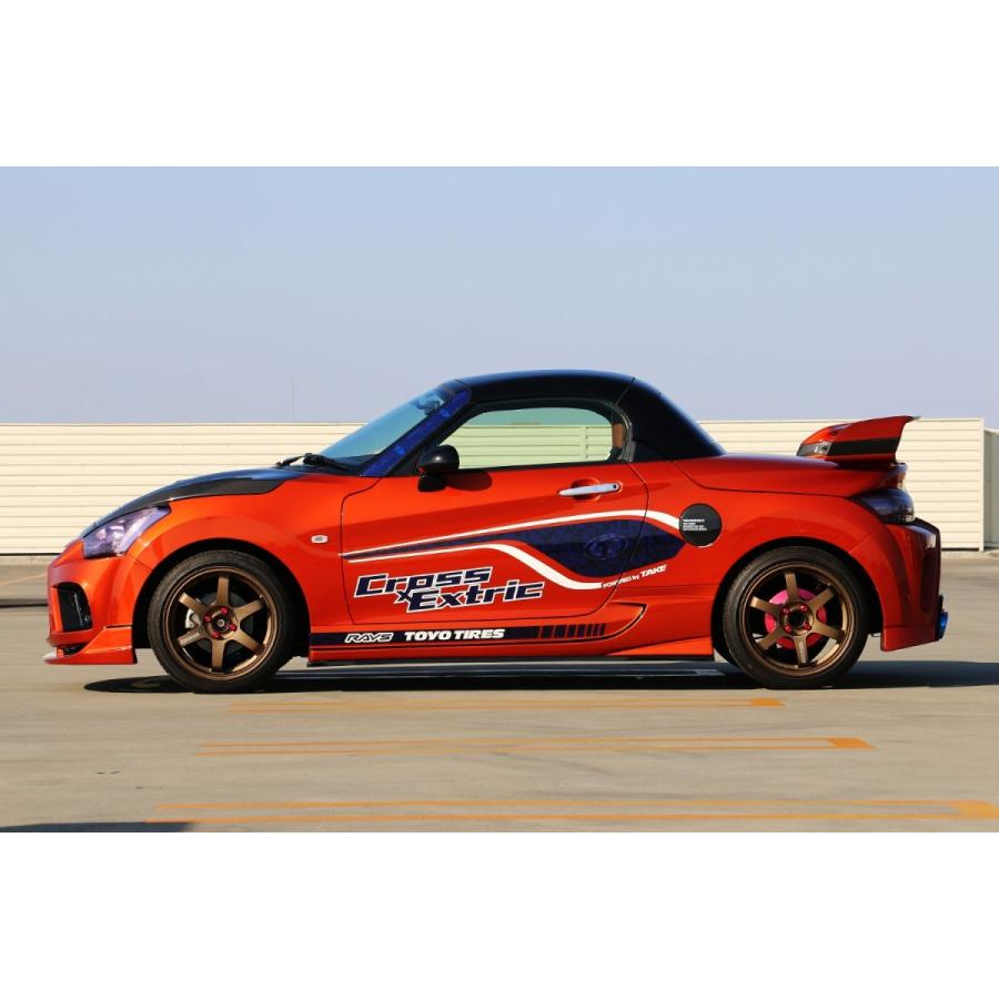 テイクオフ]CROSS Extric COPEN Robe LA400K フロントバンパー+サイド