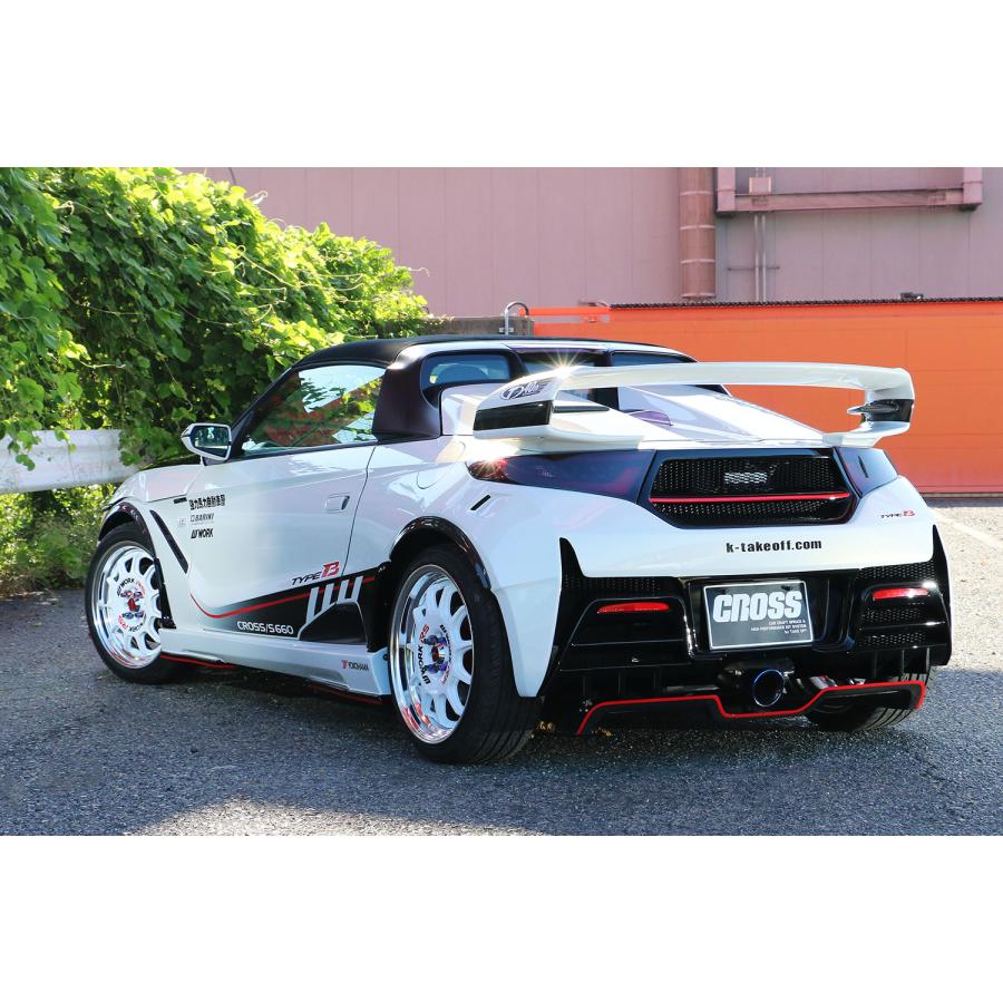 テイクオフ]CROSS S660 TYPE-B フルエアロ フロントバンパー+サイド