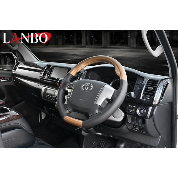 aero 200系ハイエース D-STYLE ガングリップハンドル ハイエース 200系4-7型 オリジナルステアリング D型ガングリップ