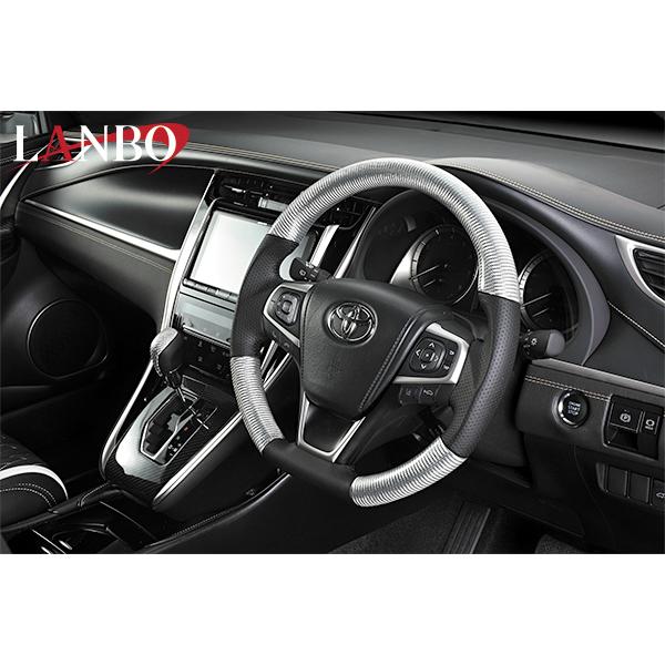 60ハリアー(ZSU60W)純正ステアリングハンドル トヨタ ハリアー 60系 コンビハンドル 純正形状タイプ 黒木目 茶木目