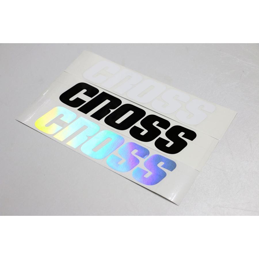 テイクオフ]CROSS 切り文字ステッカー 25cm : TAKE OFF ヤフー店