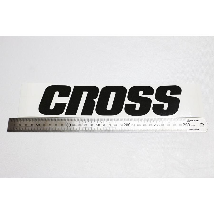 テイクオフ]CROSS 切り文字ステッカー 25cm : TAKE OFF ヤフー店