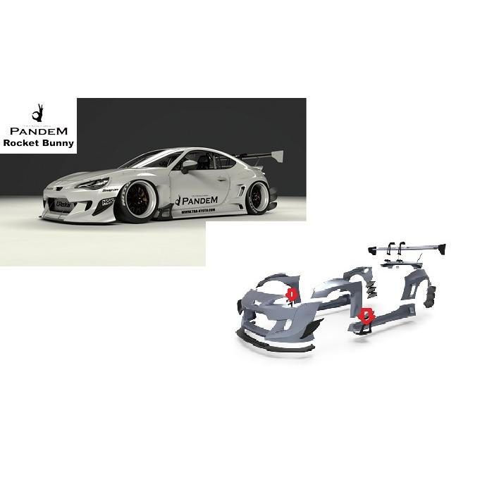 PANDEM】86 BRZ ZN6 ZC6 パンデム ワイドボディキット Ver.3 サイド