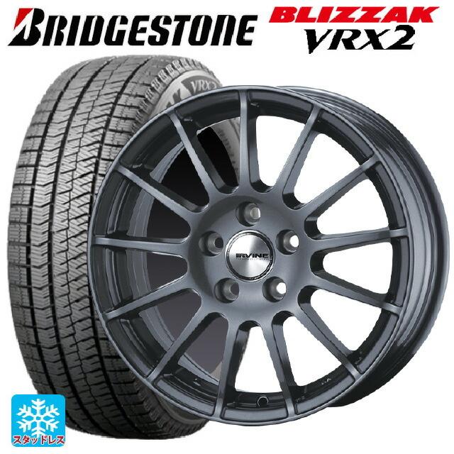 メルセデスベンツ Eクラス(W213)用 225/55R17 97Q ブリヂストン ブリザック VRX2 正規品 アーヴィン F01スタッドレスタイヤホイール 4本セット｜k-tire