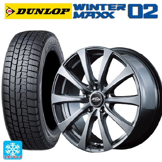 WINTER MAXX 02 送料無料 スタッドレスタイヤホイールセット 155/65R14