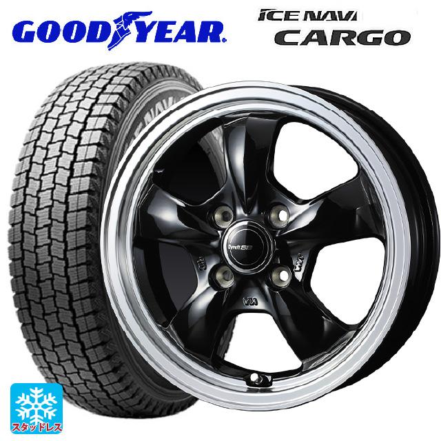 145R12 6PR スタッドレスタイヤホイールセット グッドイヤー アイス  