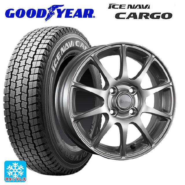 145R12 6PR スタッドレスタイヤホイールセット グッドイヤー アイス  