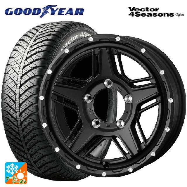 送料無料 オールシーズンタイヤホイールセット 205/65R16 95H グッドイヤー ベクターフォーシーズンズ ハイブリッド ウェッズ マッドヴァン