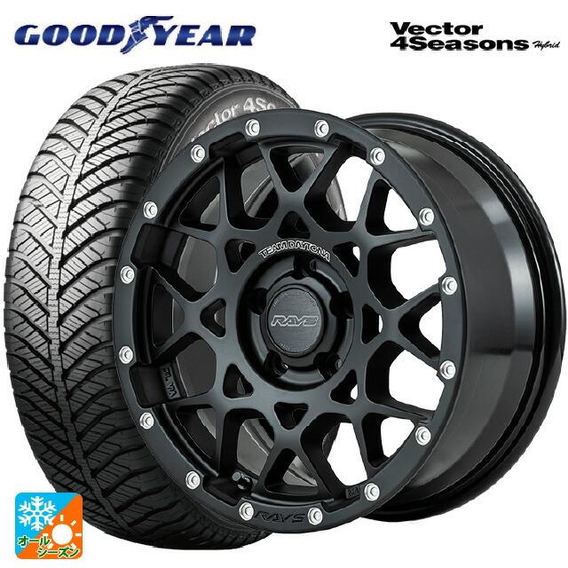送料無料 オールシーズンタイヤホイールセット 215/50R17 95H XL グッドイヤー ベクターフォーシーズンズ ハイブリッド レイズ チームデ