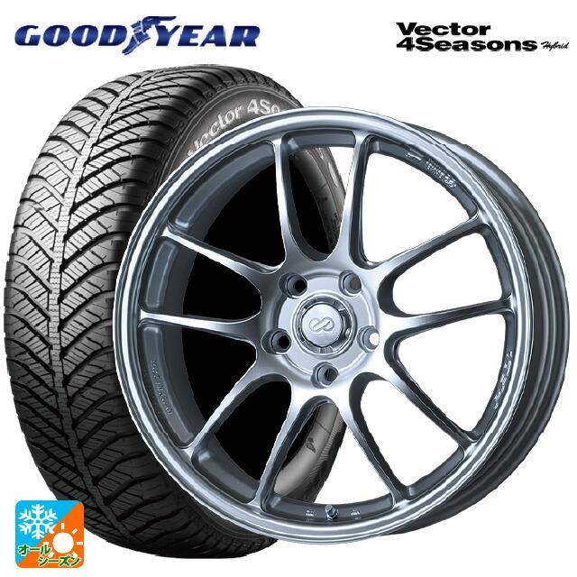 送料無料 オールシーズンタイヤホイールセット 235/50R18 101H XL グッドイヤー ベクターフォーシーズンズ ハイブリッド エンケイ パフ