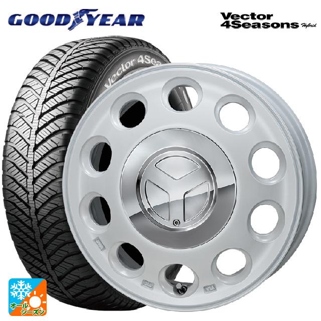 送料無料 オールシーズンタイヤホイールセット 165/60R15 77H グッドイヤー ベクターフォーシーズンズ ハイブリッド ジャパン三陽 モンツァ ピエディーノ 15-4.5(59094円)