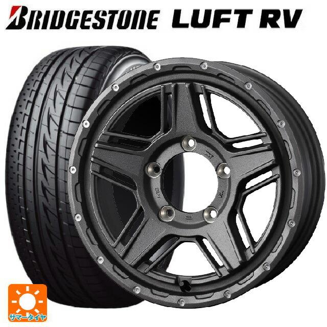 送料無料 サマータイヤホイールセット 205/55R17 91V ブリヂストン ルフトRV(日本製) 正規品 # ウェッズ マッドヴァンス07 17-
