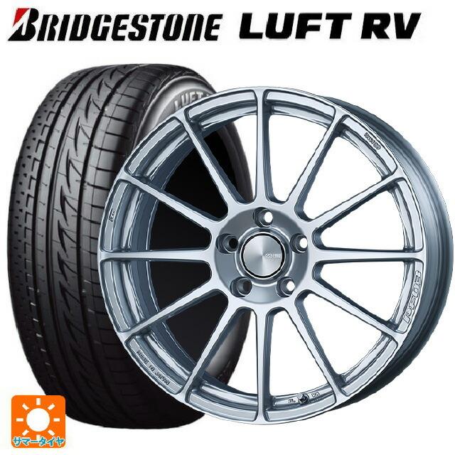 BRIDGESTONE - 貨物輸送無料 サマータイヤホイールセット 225/45R18 95W XL ブリヂストン ルフトRV(日本製) 定まり品 エンケイ 演戯生産ライン P