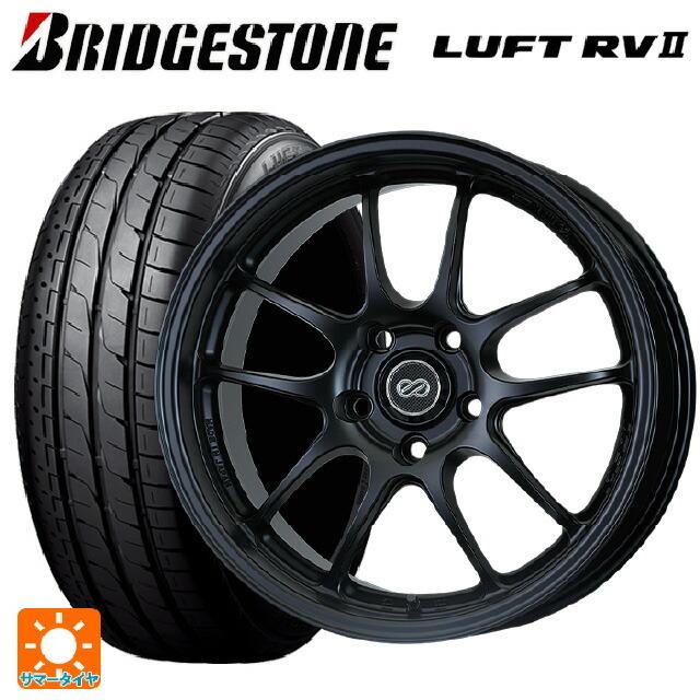 BRIDGESTONE - 貨物輸送無料 サマータイヤホイールセット 235/55R18 100V ブリヂストン ルフトRV2(日本製) 置き目品 # エンケイ 演奏生産ライン 車、バイク、自転車-夏タイヤ、ホイールセット-自動車