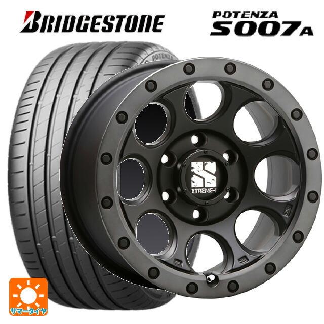 送料無料 サマータイヤホイールセット 225/40R18 92Y XL ブリヂストン ポテンザ S007A 正規品 エムエルジェイ エクストリームJ
