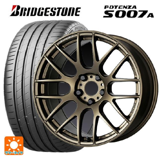 225/40R18 92Y XL サマータイヤホイールセット ブリヂストン ポテンザ S007A 正規品 ワーク エモーション M8R 18-7.5J｜k-tire