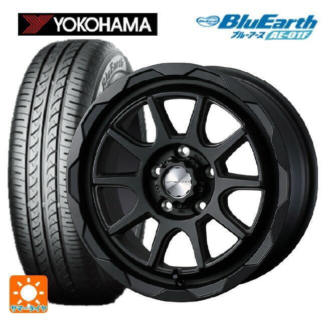 送料無料 サマータイヤホイールセット 195/55R16 87V ヨコハマ ブルーアース AE01F ウェッズ マッドヴァンス06 16-7J