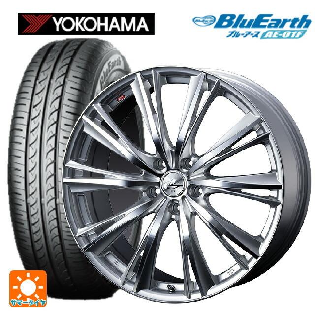 送料無料 サマータイヤホイールセット 205/60R16 92H ヨコハマ ブルーアース AE01F ウェッズ レオニス WX 16-6.5J