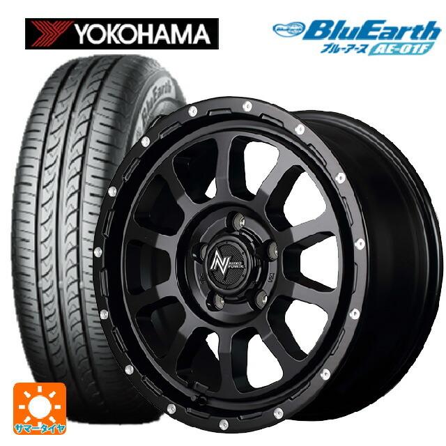 BluEarth - 貨物輸送無料 サマータイヤホイールセット 205/60R16 92H ヨコハマ 青味地べた AE01F エムアイディー ナイトロパワー M10パーシング