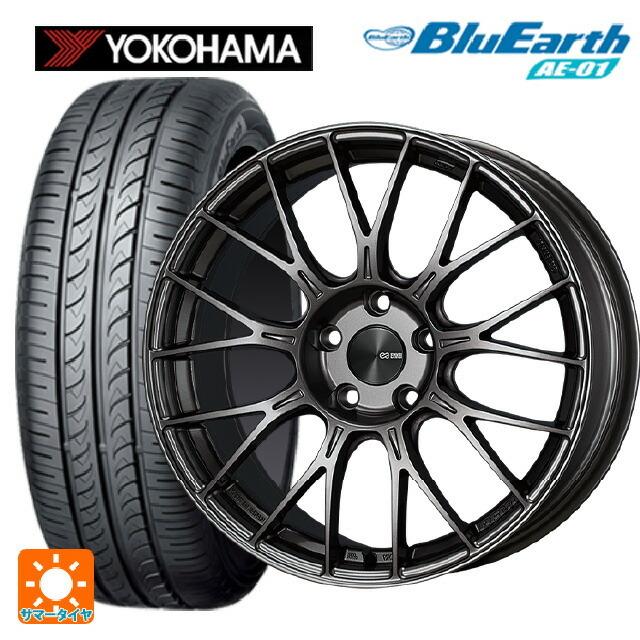 送料無料 サマータイヤホイールセット 175/60R16 82H ヨコハマ ブルーアース AE01 エンケイ パフォーマンスライン PFM1 16-6