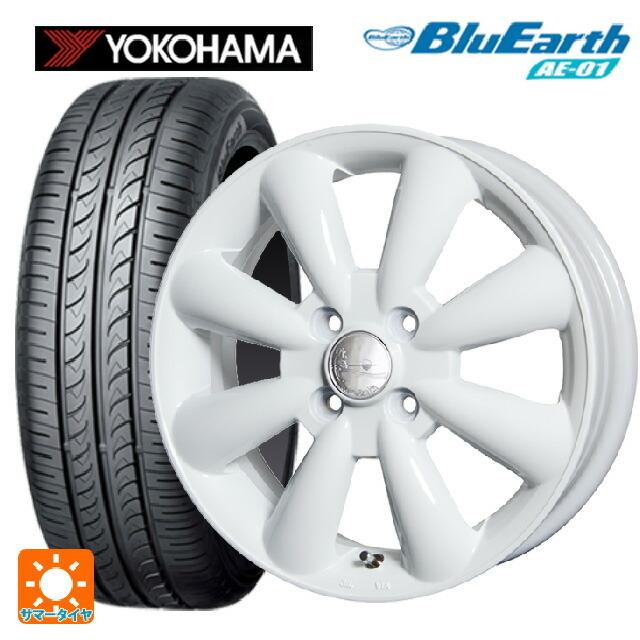 送料無料 サマータイヤホイールセット 155/65R13 73S ヨコハマ ブルーアース AE01 ホットスタッフ ララパーム KC8 13-4J 　