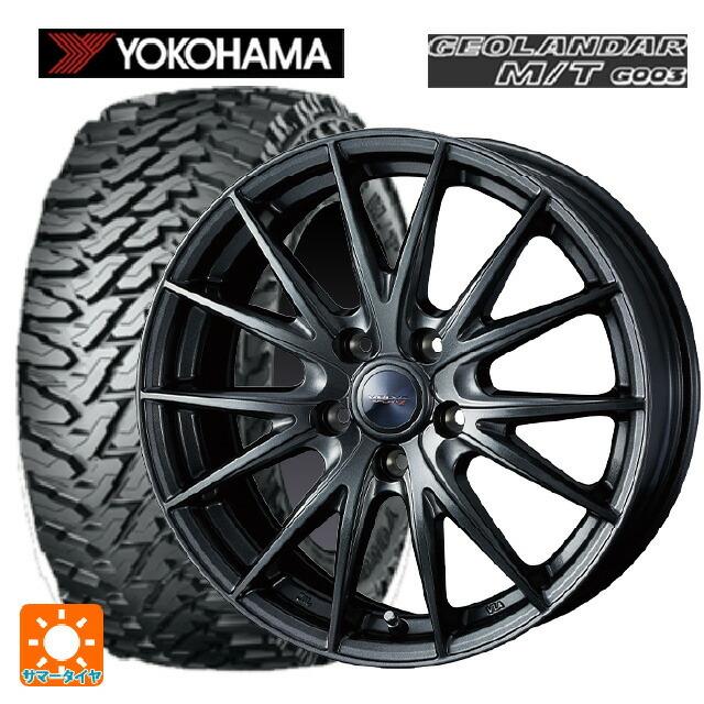 送料無料 サマータイヤホイールセット 225/75R16 115/112Q ヨコハマ ジオランダー M/T G003 正規品 ウェッズ ヴェルバ スポ
