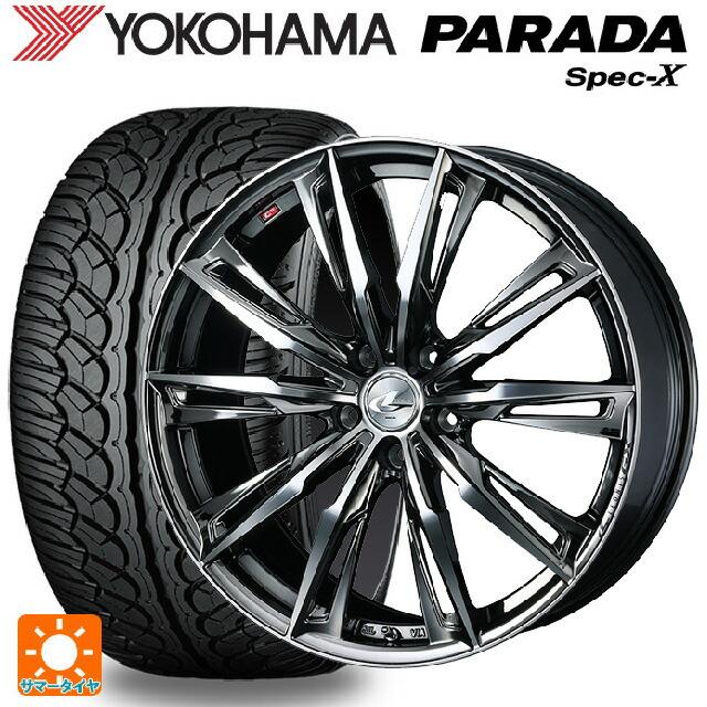 送料無料 サマータイヤホイールセット 235/60R18 103V ヨコハマ パラダ PA02 ウェッズ レオニス GX 18-8J 　　