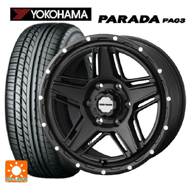 PARADA - 貨物輸送無料 サマータイヤホイールセット 215/65R16 109/107S ヨコハマ パラダ PA03 白いこと水茎の跡 ウェッズ マッドヴァンス07