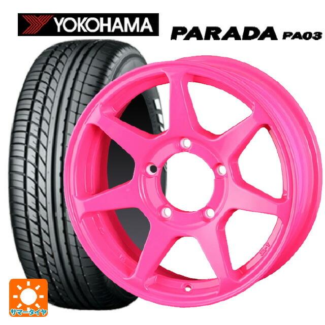 送料無料 サマータイヤホイールセット 215/65R16 109/107S ヨコハマ パラダ PA03 ホワイトレター ドゥオール CST ゼロワンハ