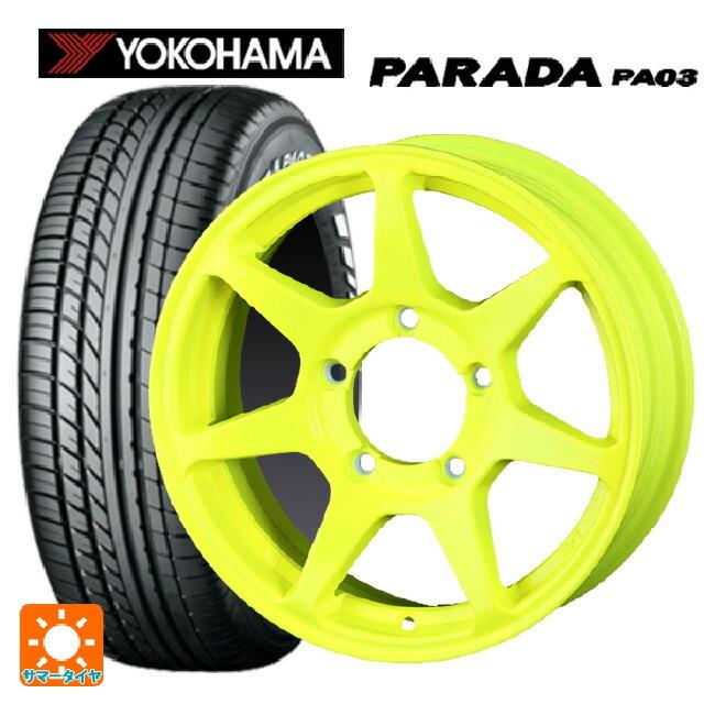 送料無料 サマータイヤホイールセット 215/65R16 109/107S ヨコハマ パラダ PA03 ホワイトレター ドゥオール CST ゼロワンハ