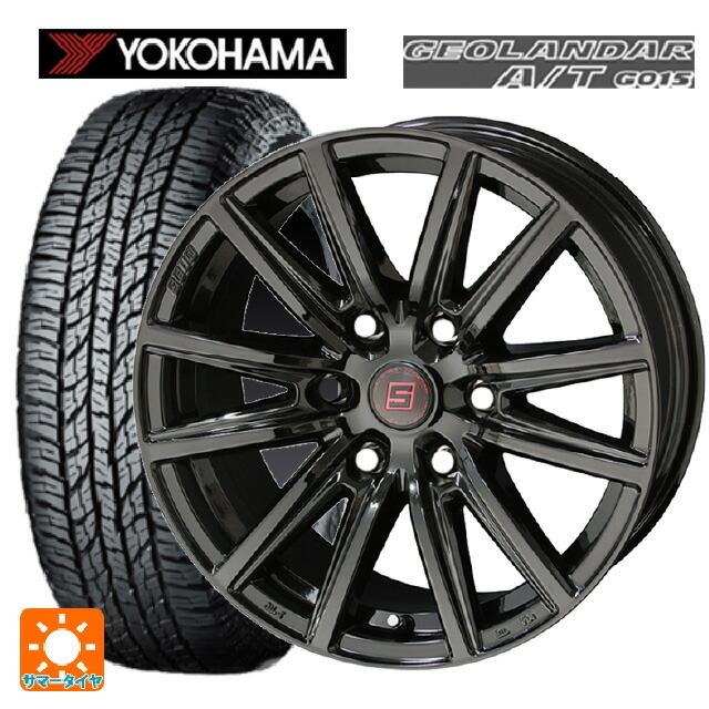 送料無料 サマータイヤホイールセット 265/65R17 112H ヨコハマ ジオランダー A/T G015 ブラックレター 共豊 ザインSS # 17-7.5J